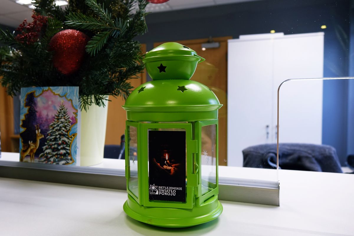 Betlejemskie Światło Pokoju w Śląskiej Izbie Lekarskiej 2019 r.