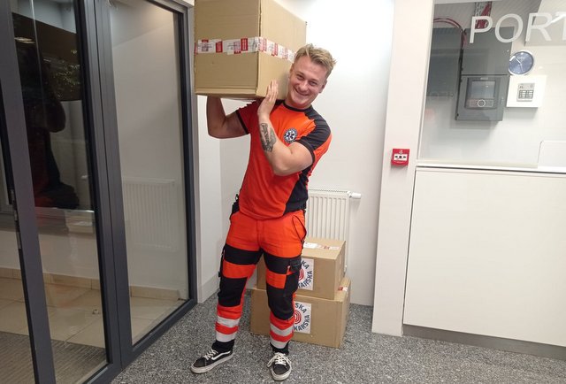 Sprzęt medyczny dla szpitala w Ukrainie 