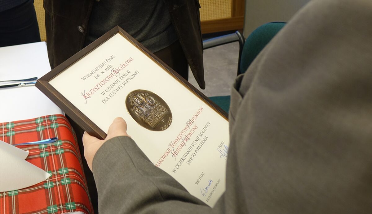 W uznaniu zasług dla kultury medycznej