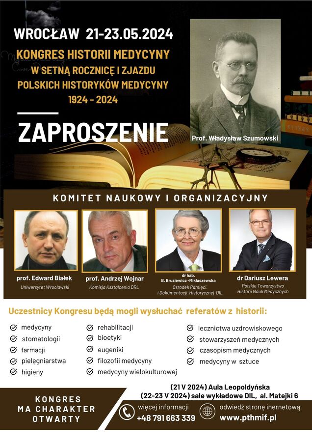 kongres historii medycyny plakat