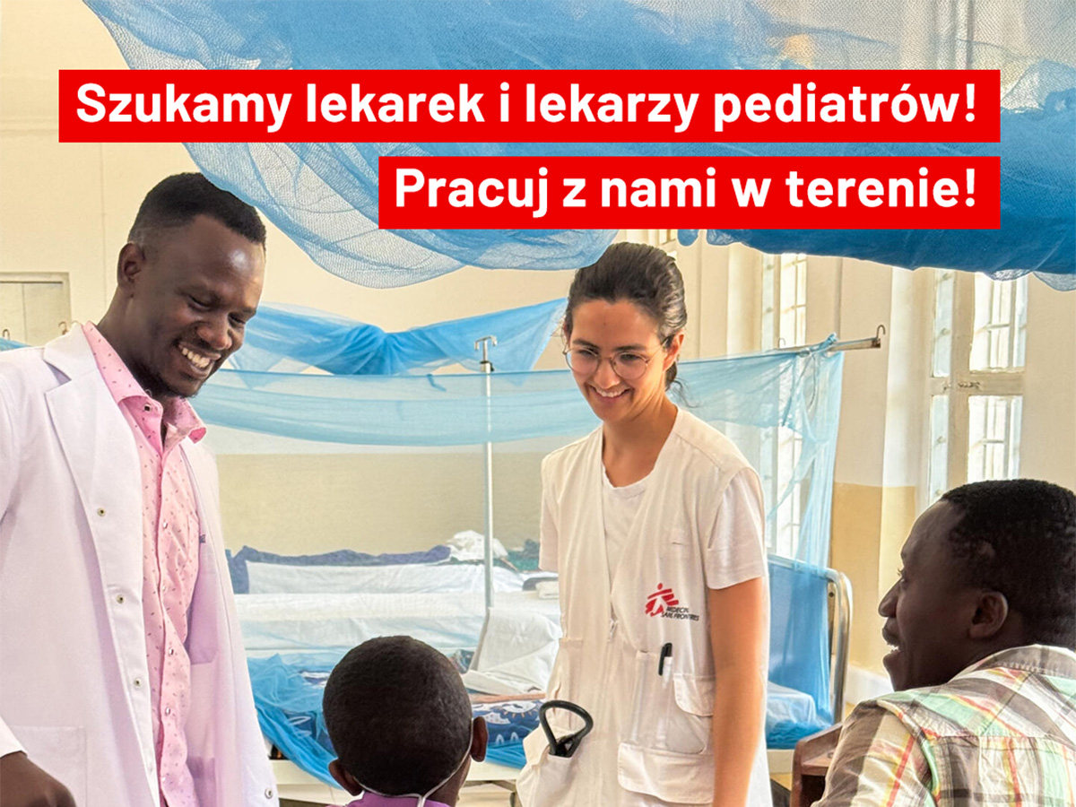 Lekarze bez Granic poszukują pediatrów: zarejestruj się na webinar informacyjny!
