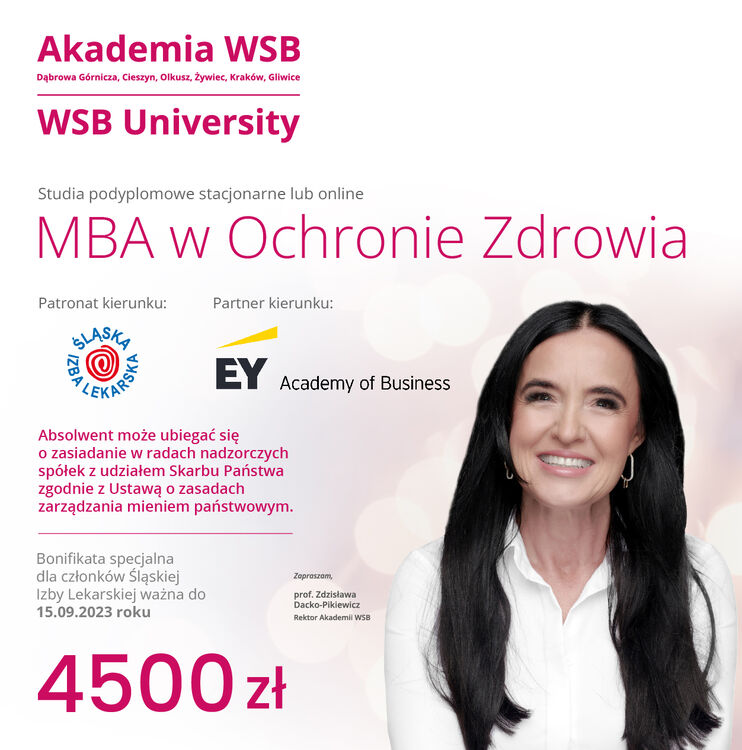 mba w oz reklama slaska izba lekarska