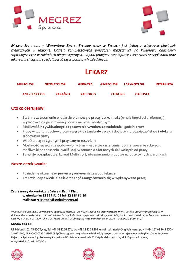 megrez ogloszenie lekarz sil wys. 1