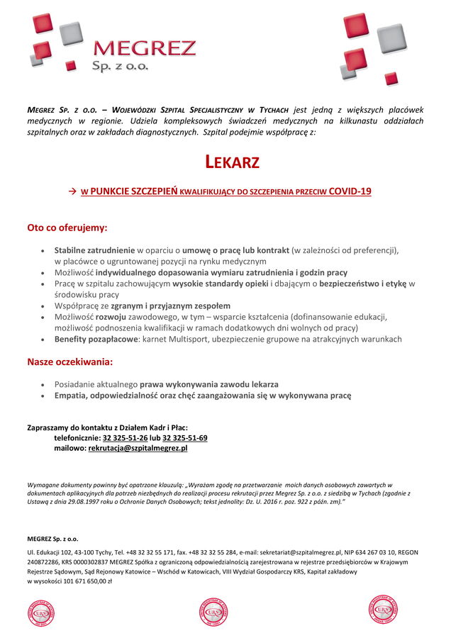 megrez ogloszenie lekarz szczepienia 1
