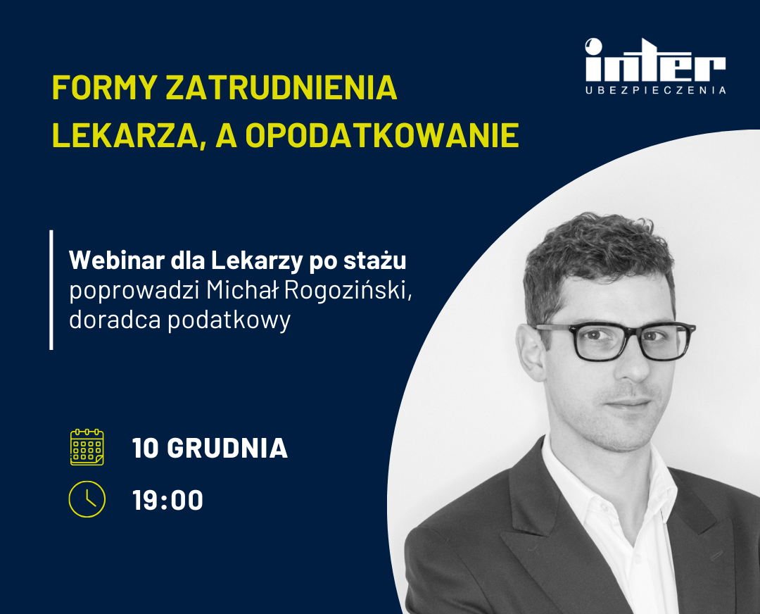 Cykl bezpłatnych webinarów „Na start: Praktyczne wsparcie dla lekarza po stażu”