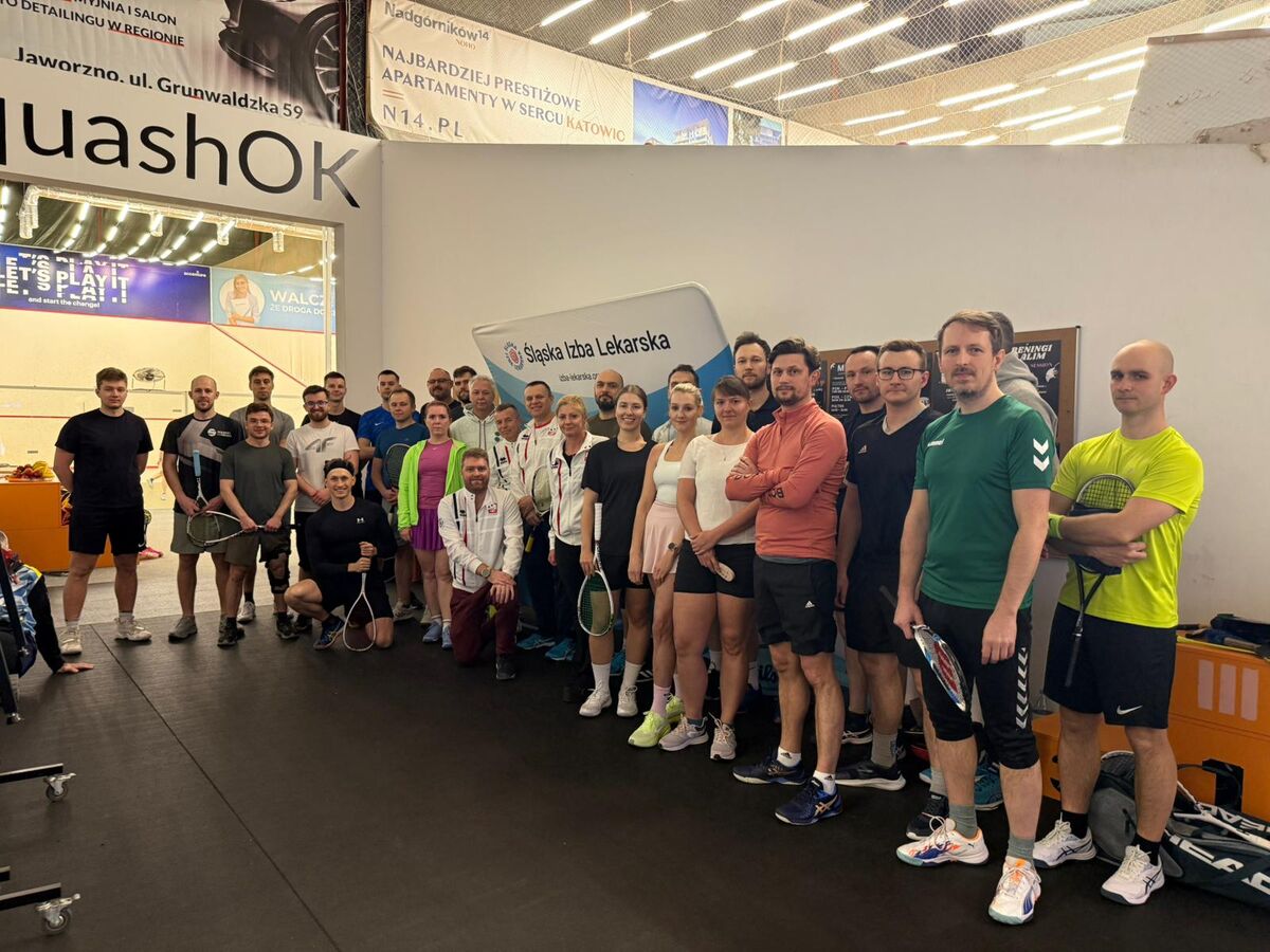 Relacja z IV Mistrzostw Śląskiej Izby Lekarskiej w Squashu