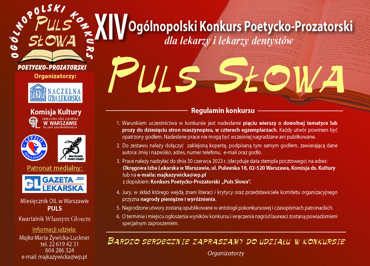 xiv konkurs poetycki 2023