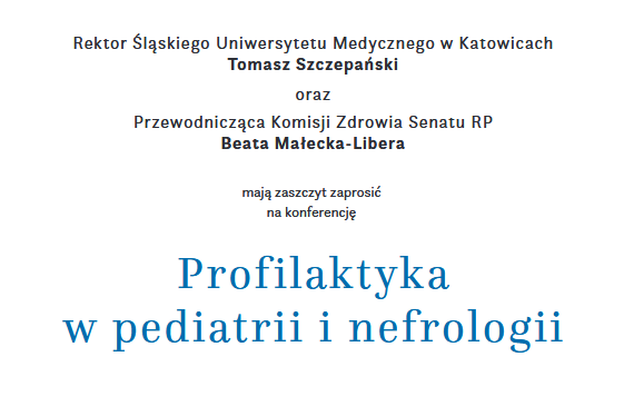 Konferencja Profilaktyka w Pediatrii i Nefrologii