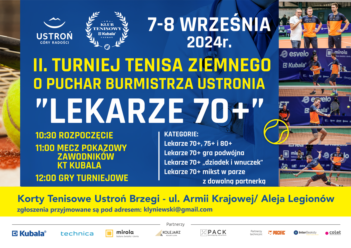 ii turniej tenisa ziemnego lekarzy o puchar burmistrza ustronia 20241