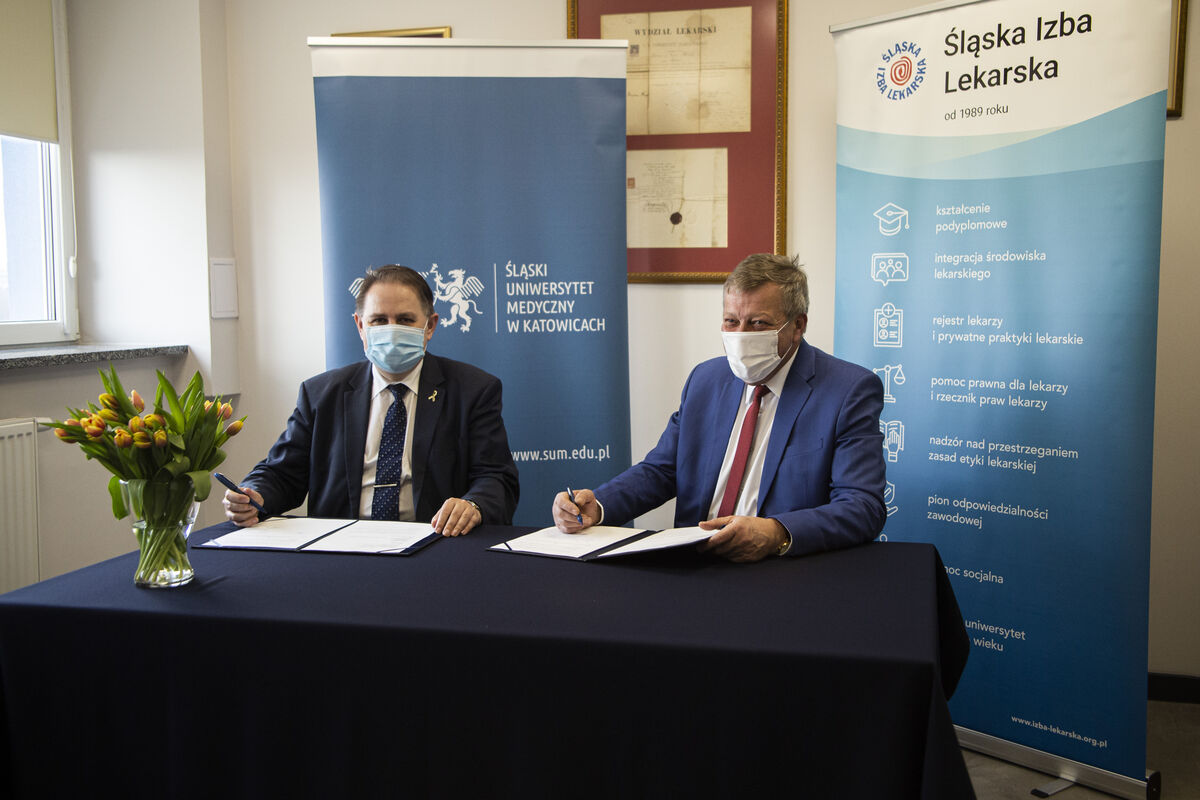 Śląski Uniwersytet Medyczny i Śląska Izba Lekarska zacieśniają współpracę 