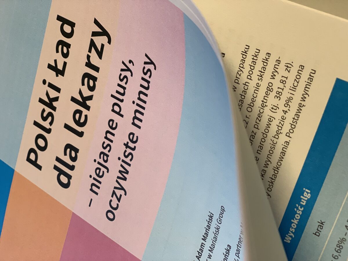 Polski Ład dla lekarzy i lekarzy dentystów